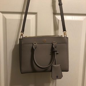Tory Burch Robinson Small Double Zip Tote